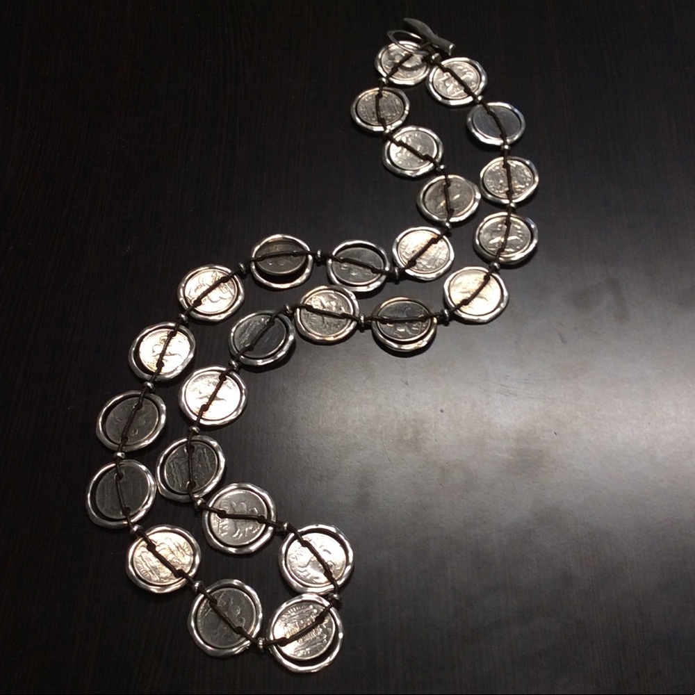 Uno De 50 Coin Statement Necklace